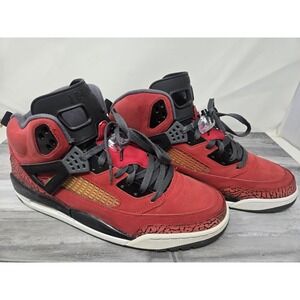 Nike Air Jordan Spizike Low Toro Bravo Gym Red Black Grey 315371 601 Size 13 BOX